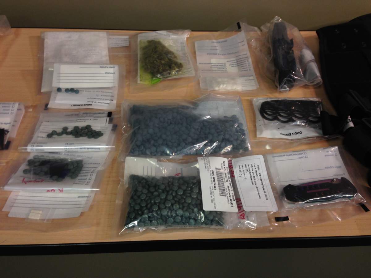 ALERT said the searches yielded upwards of $75,000 worth of drugs, including fentanyl, cocaine, heroin, over $100,000 in cash proceeds of crime.
