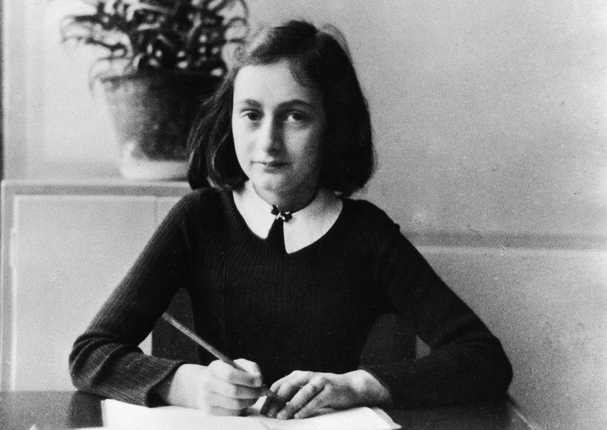 Anne Frank, German Jew who emigrated with her family to the Netherlands during the Nazi era. 