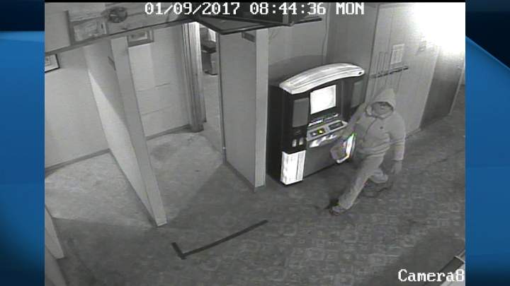 RCMP released this surveillance photo from the armed robbery in Assiniboia.