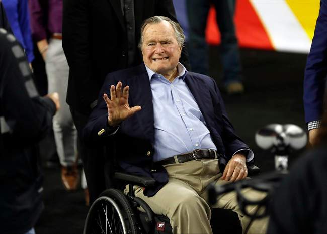 George H.W. Bush hospitalized two days after wife Barbara’s funeral - image