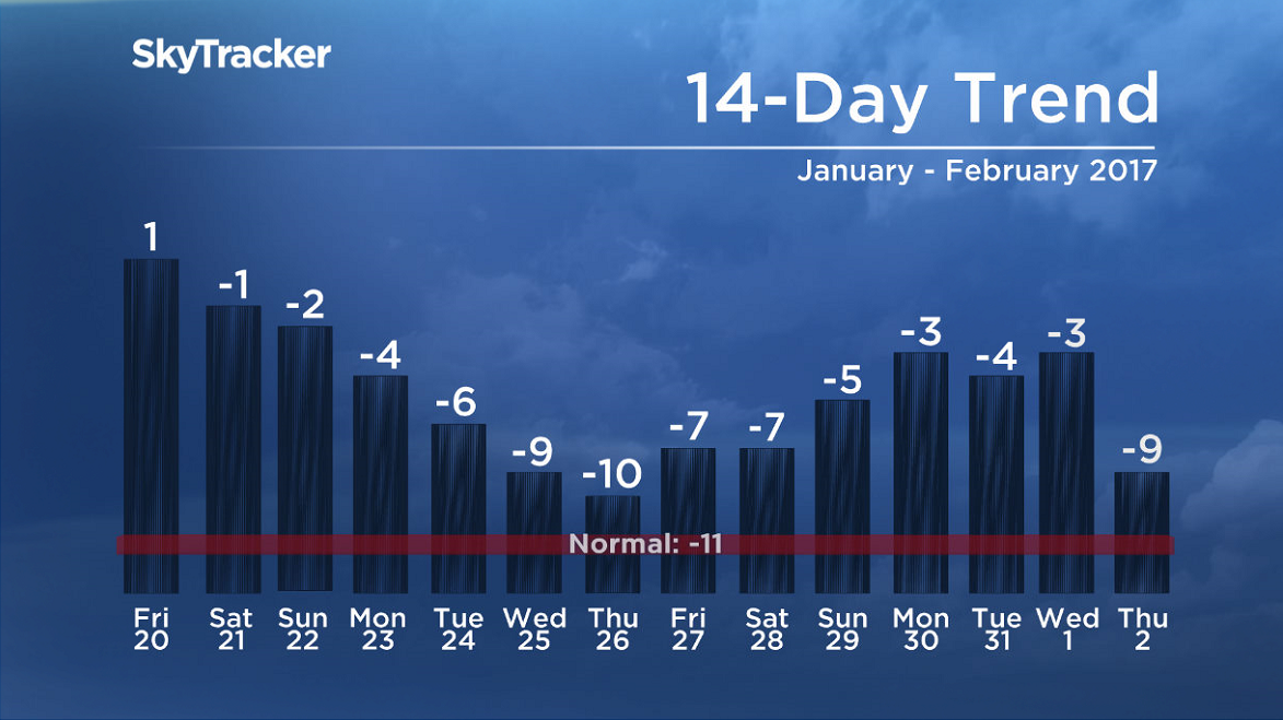Warm Pacific air breaks records in Sask., mild end to January - image