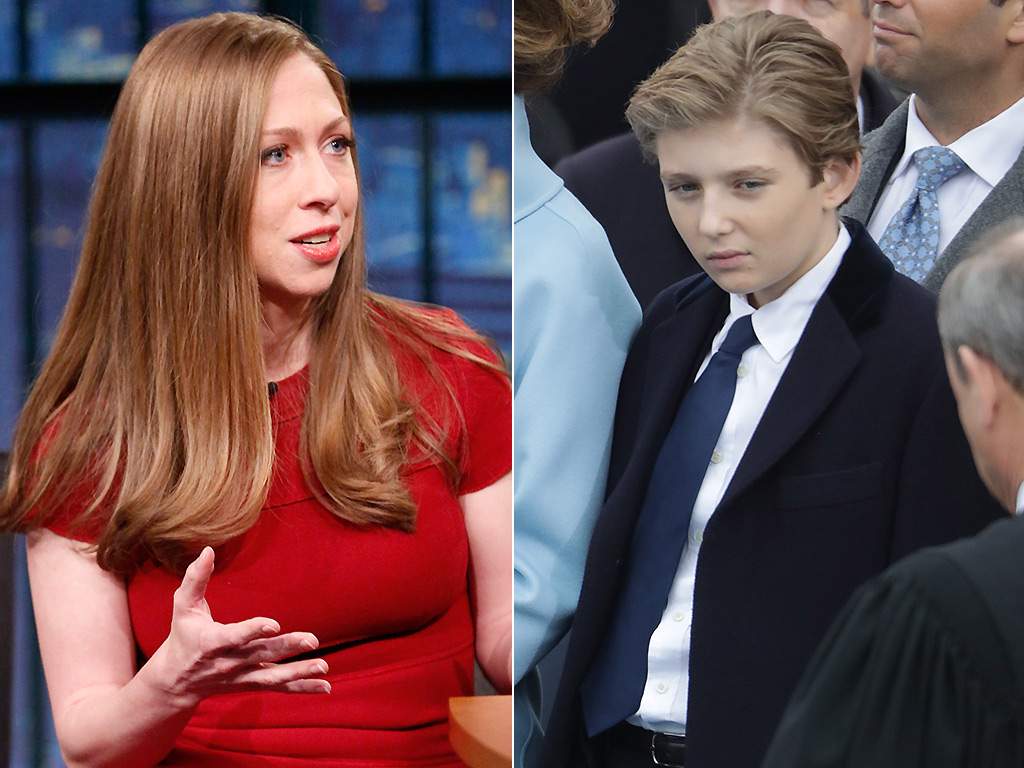Chelsea Clinton, Barron Trump