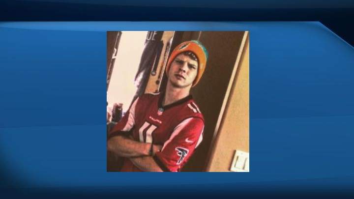 Cody Scott, 20, who lives just outside of Rimbey, Alta., helped to rescue a horse trapped under ice in a creek on Jan. 9, 2017.