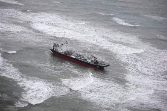 It has been decided a larger tug will be used to shift the grounded tanker, Arca 1, which ran aground off the coast of Cape Breton on Sunday, Jan. 8, 2017.