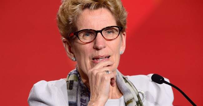 Ontario Premier Kathleen Wynne in Ottawa on Friday, Dec. 9, 2016.