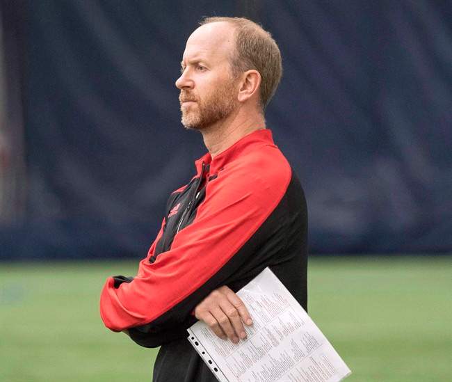 Calgary Stampeders head coach Dave Dickenson.
