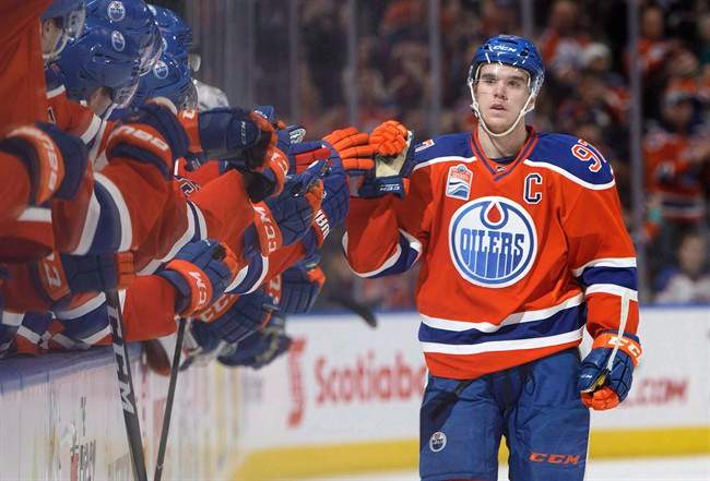 Edmonton Oilers captain Connor McDavid.