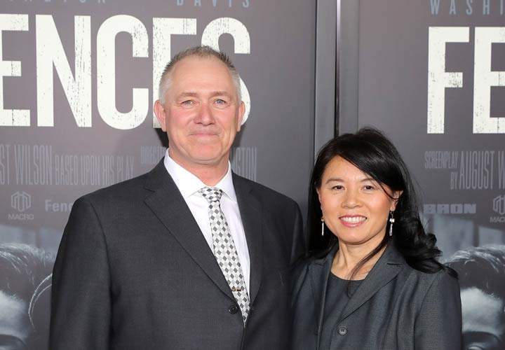 Producer Dale Wells (left) attends the New York Special Screening of the Paramount Pictures title ‘FENCES’ at Rose Theater, Jazz at Lincoln Center on December 19, 2016 in New York, New York.