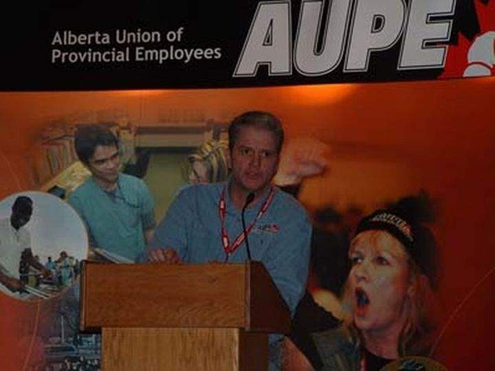 A file photo of former AUPE president Dan MacLennan.