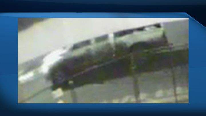 Police said they believe the suspect(s) in a deadly shooting in downtown Edmonton on Jan. 21, 2017 was driving this light-coloured, four-door Dodge Ram truck.