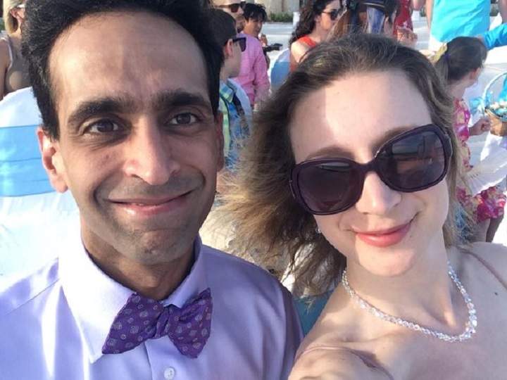 Dr. Mohammed Shamji and Dr. Elana Fric are seen in this February 2015 Twitter photo.