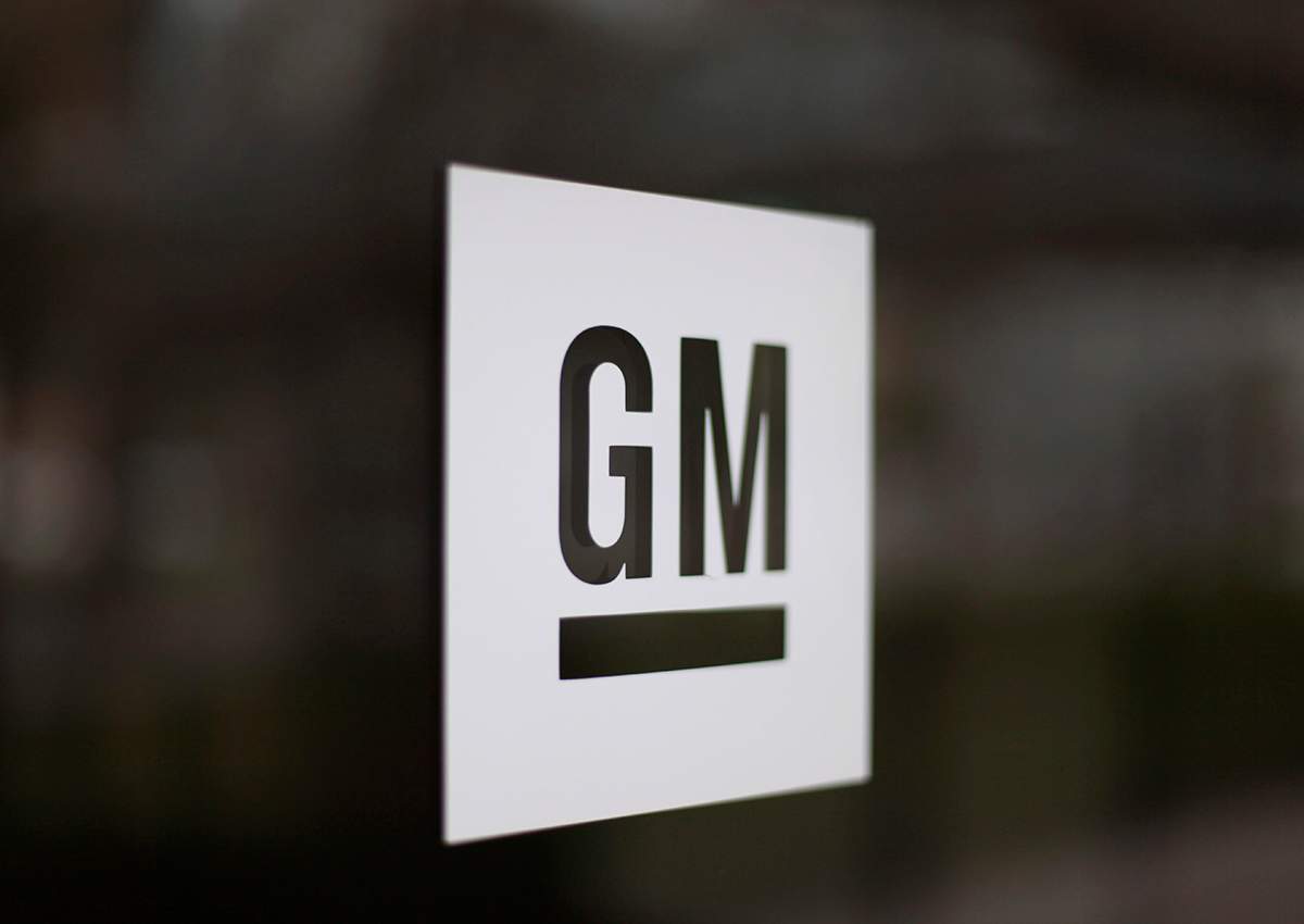 This Friday, May 16, 2014, file photo, shows the General Motors logo at the company's world headquarters in Detroit.