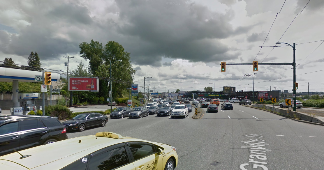 Granville St. at SW Marine Drive