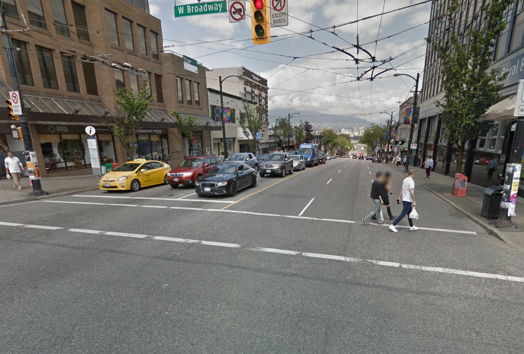 Granville St. at Broadway.