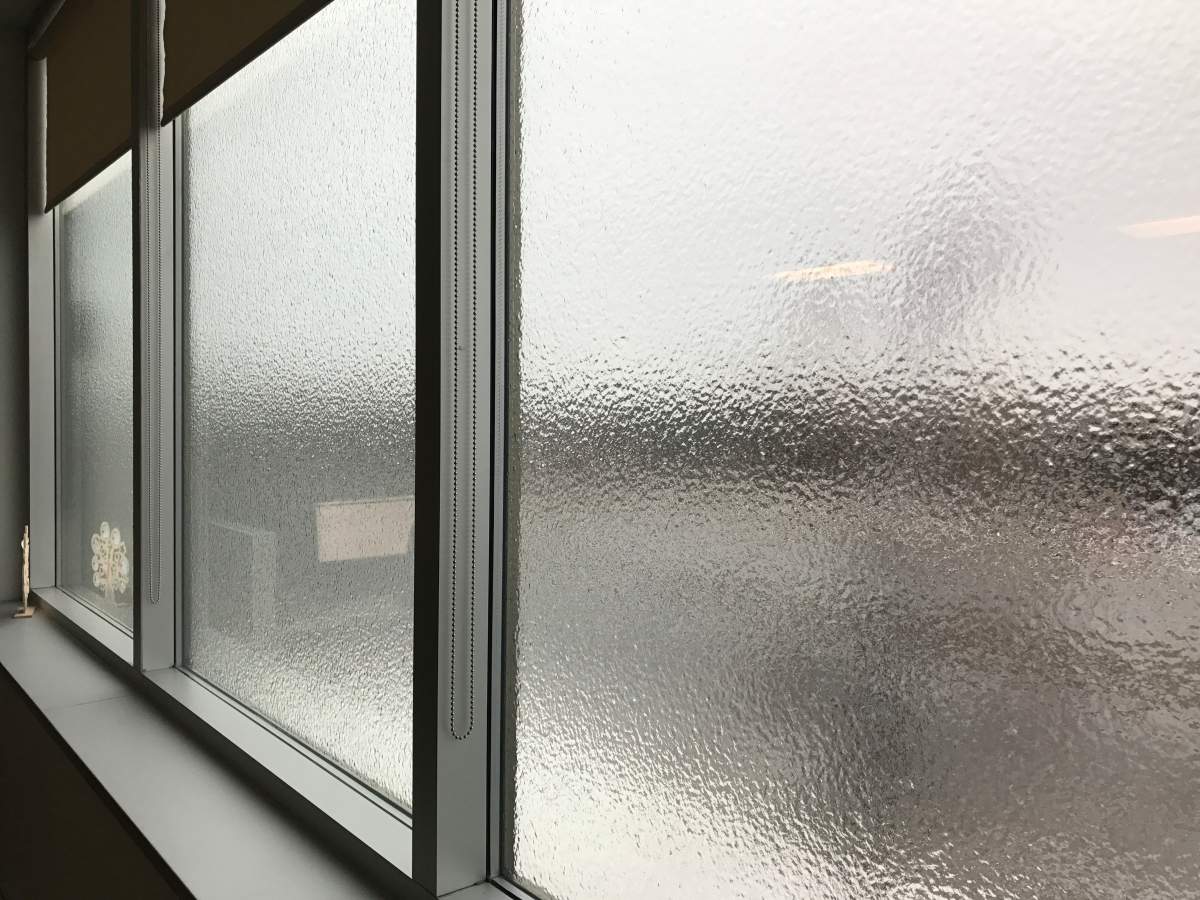 A view from inside.