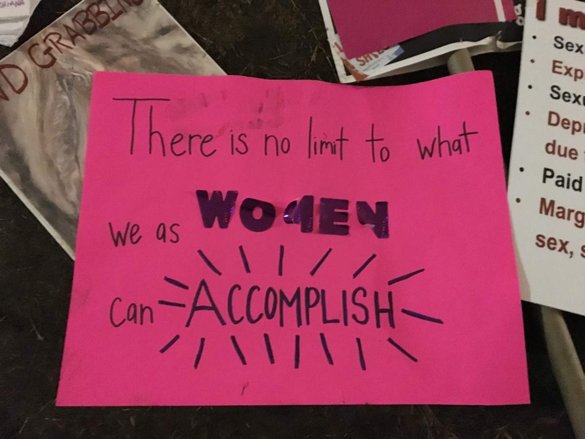 Signs from the Women's March on Washington