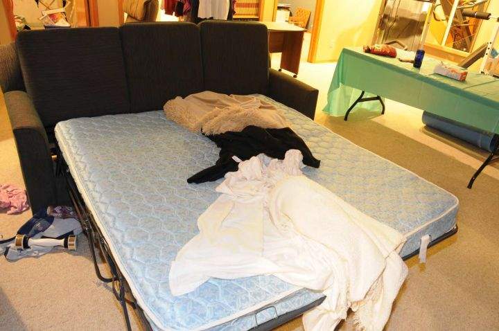 The Liknes’ home basement, presented as evidence in Douglas Garland’s murder trial on Jan. 16, 2017.