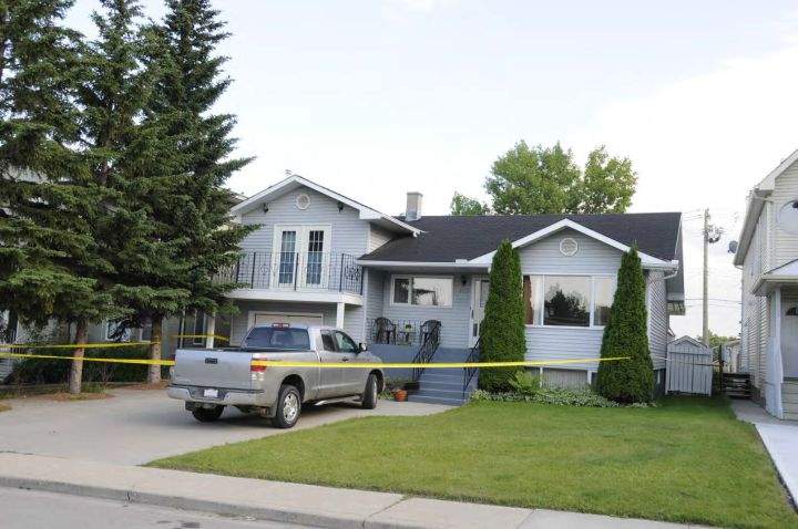 The outside of Alvin and Kathy Liknes’ home, presented as evidence in Douglas Garland’s murder trial Jan. 16, 2017.
