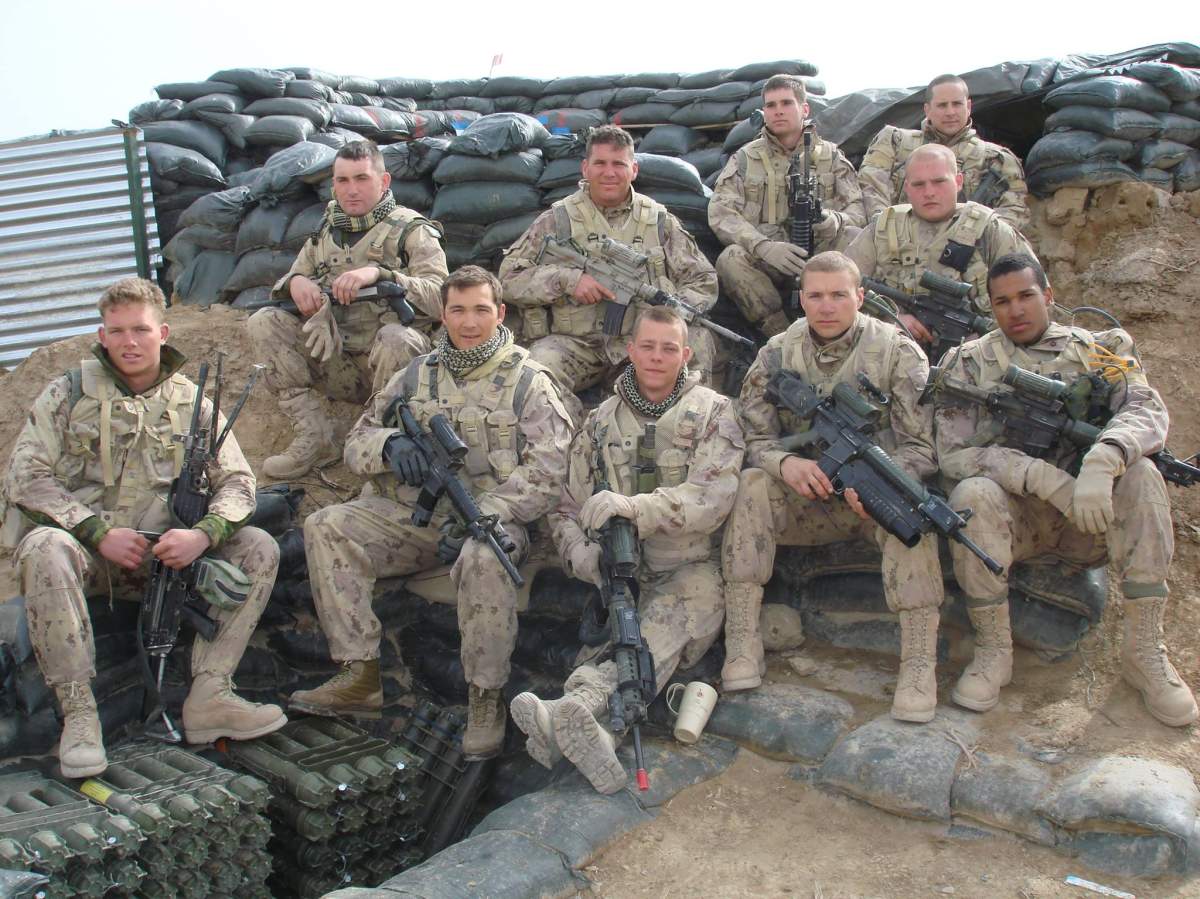 Lionel Desmond (far right corner) was part of the 2nd battalion, of the Royal Canadian Regiment, based at CFB Gagetown.