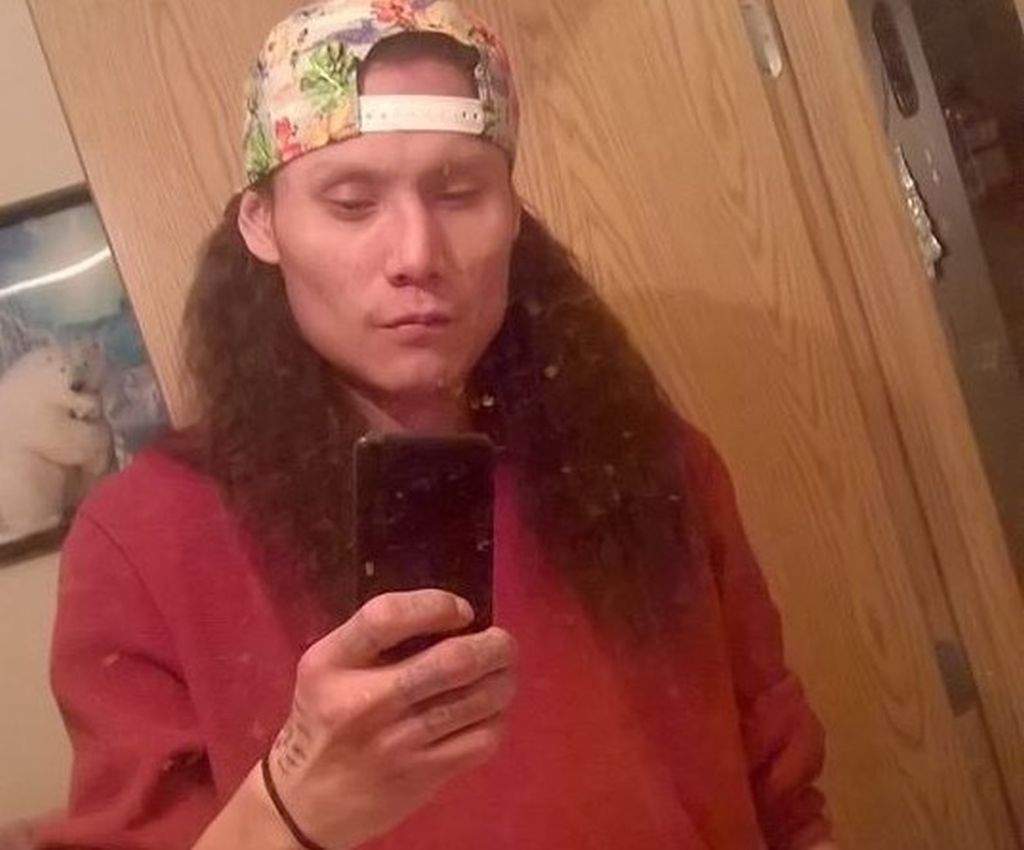 A photo released by RCMP of Lorenzo Bearspaw. 