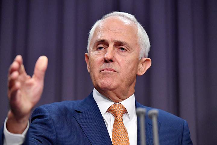 Australian Prime Minister Malcolm Turnbull comments on a deal with the United States accepting refugees from Australia at Parliament House in Canberra, Monday, Jan. 30, 2017.