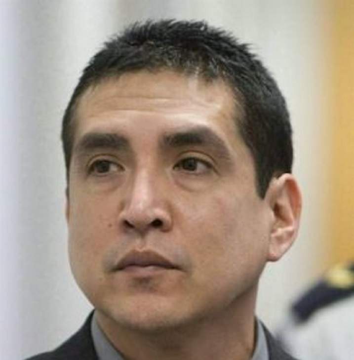 FILE PHOTO: RCMP Cpl. Benjamin "Monty" Robinson is shown arriving at the Braidwood inquiry in Vancouver.