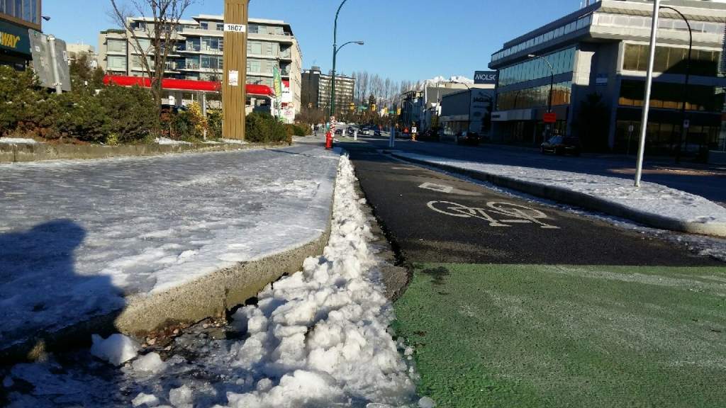 Icy sidewalks, bus stops in Vancouver spark outrage; City responds - image