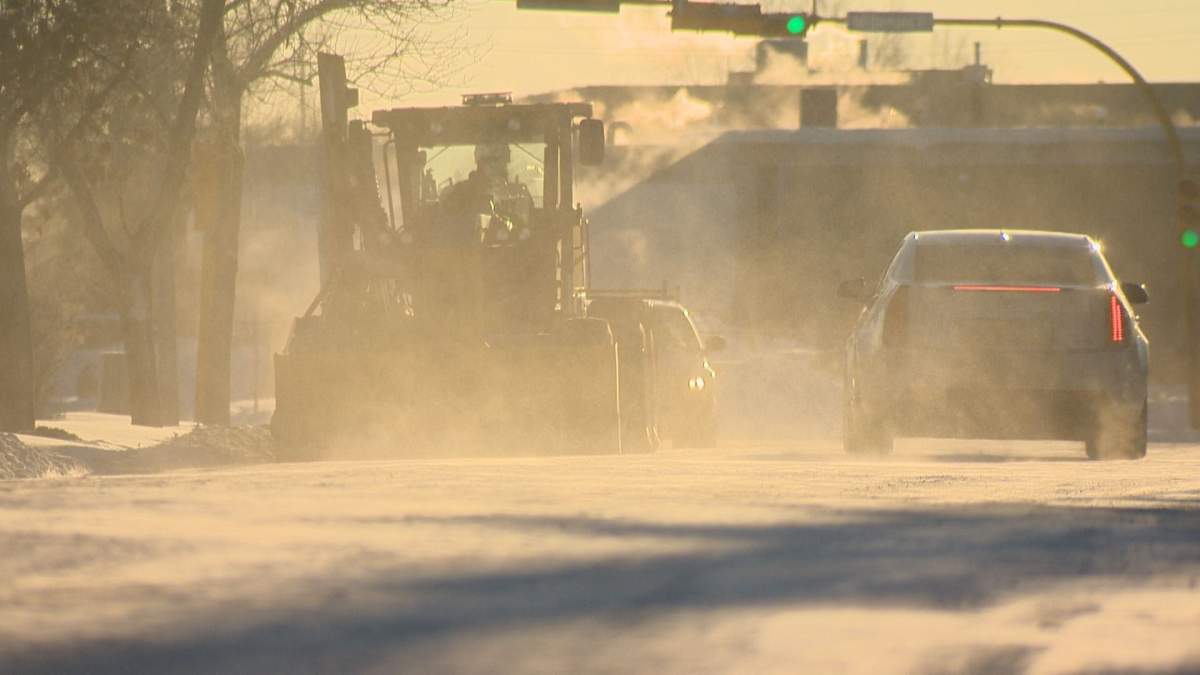 Wind chill values felt like -48 in Regina.