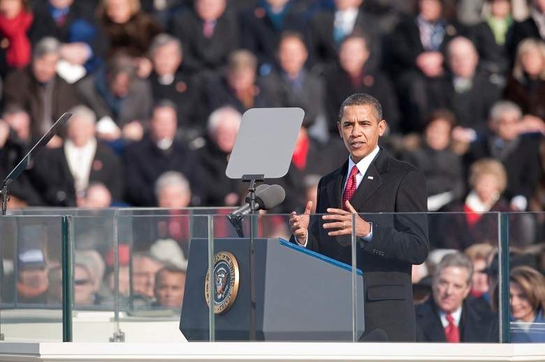 President Barack Obama, (aired January 20, 2009). photo: Steve Fenn/ABC/Courtesy: Everett Collection