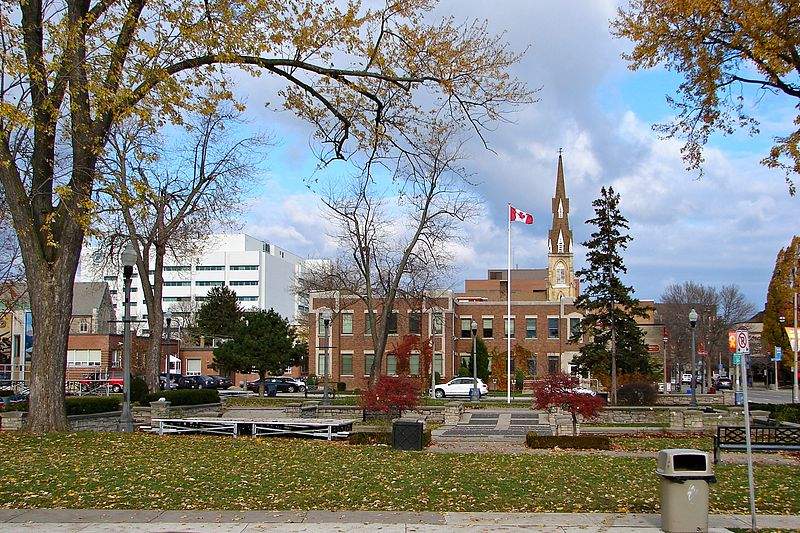 Downtown Oshawa.