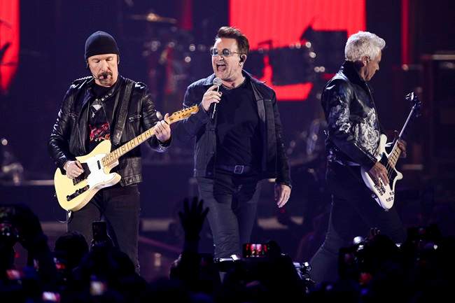 Fans of U2 were out of luck Tuesday after tickets to the Irish band's May 2 concert at BC Place sold out in minutes.