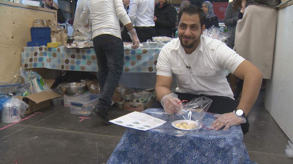 Alaa AlHraki, pictured in Halifax on Jan. 21, 2017, makes deserts for Piece of the East.
