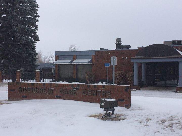 A photo of the Rivercrest Care Centre in Fort Saskatchewan, Alta. Jan. 22, 2017.