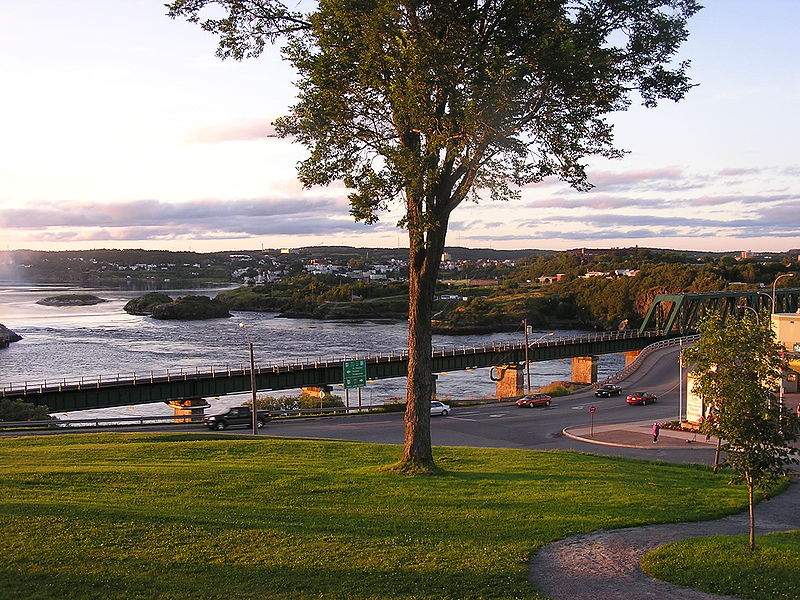 Reversing Falls in Saint John, N.B.