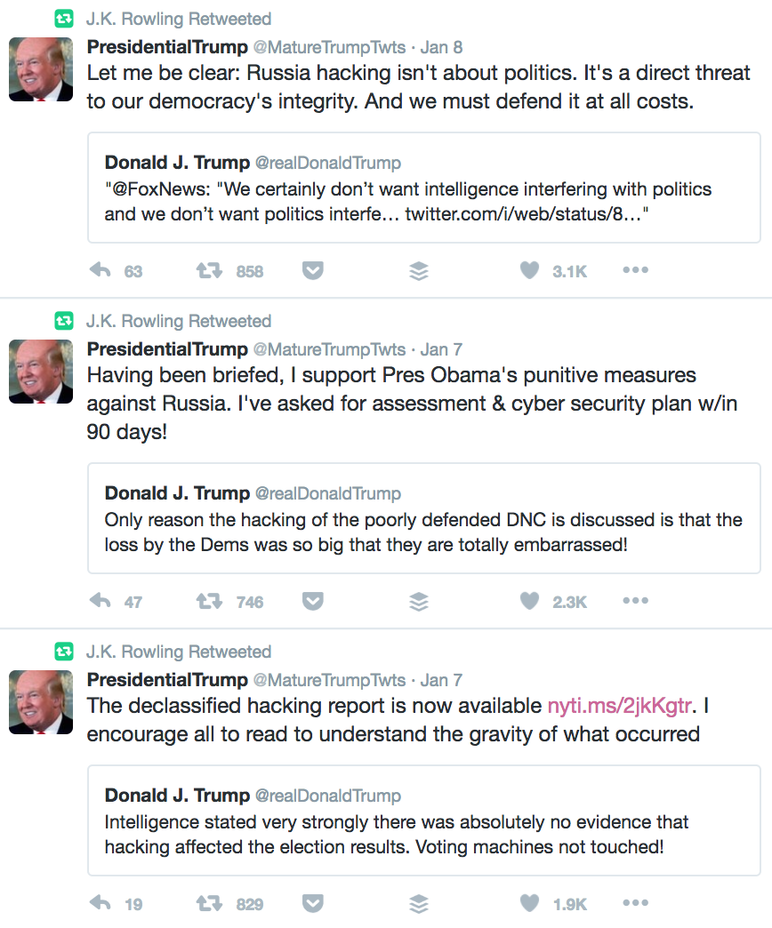 Parody @MatureTrumpTwts offers ‘more presidential’ Donald Trump Twitter account - image