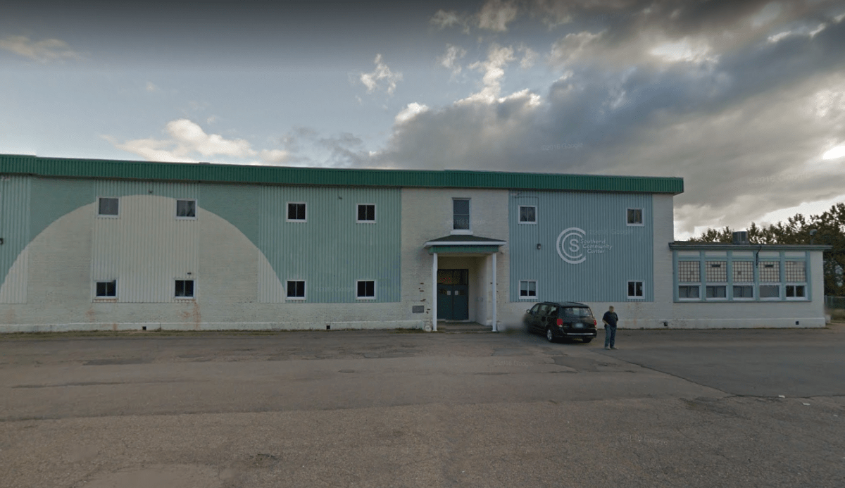 The Southend Community Centre in Sydney, N.S. is pictured in July 2012. On Monday, Jan. 23, 2017 the province announced the centre would see a new home at the former Mira Road Elementary School after the centre was heavily damaged during a Thanksgiving 2016 flood. 