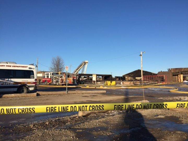 Investigators continued to watch for hot spots at the Symons Valley Ranch at 4 p.m. on Jan. 26, 2017.
