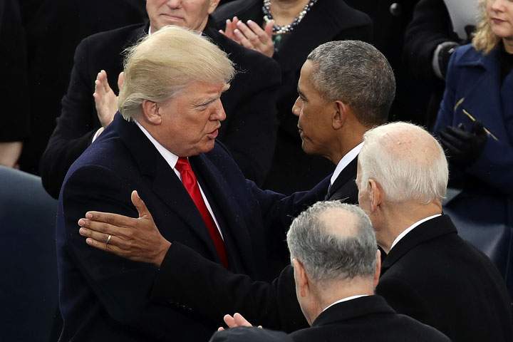 Trump and Obama