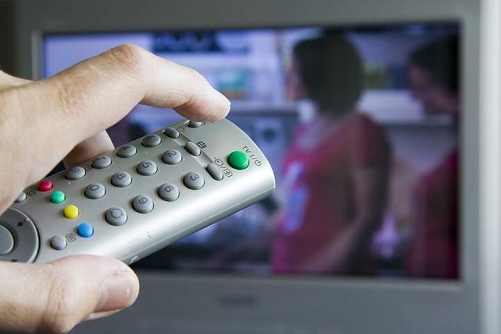 A universal remote control is pictured in this undated file photo. 