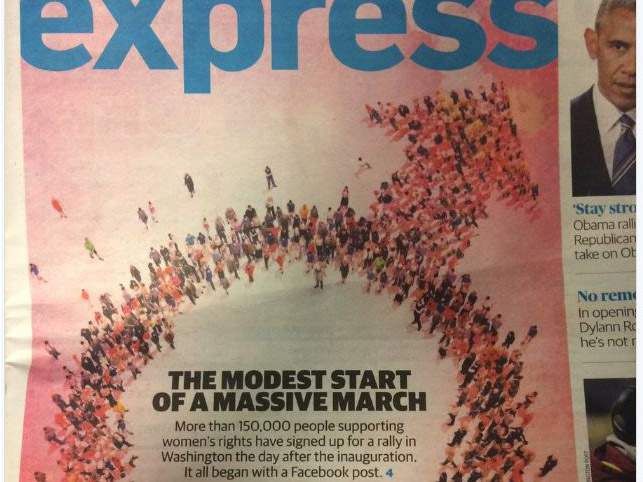 The 'Washington Post Express' magazine is backpedalling after a major cover gaffe.