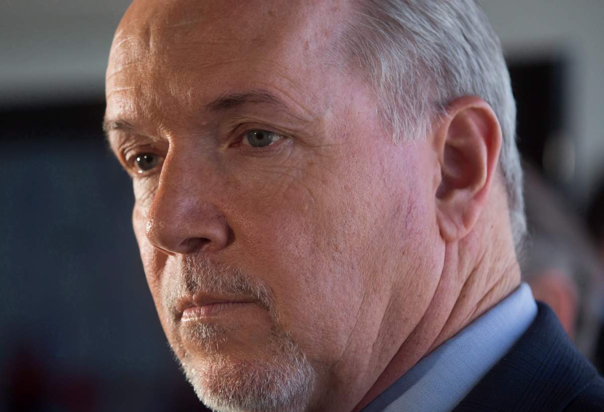 British Columbia NDP Leader John Horgan.