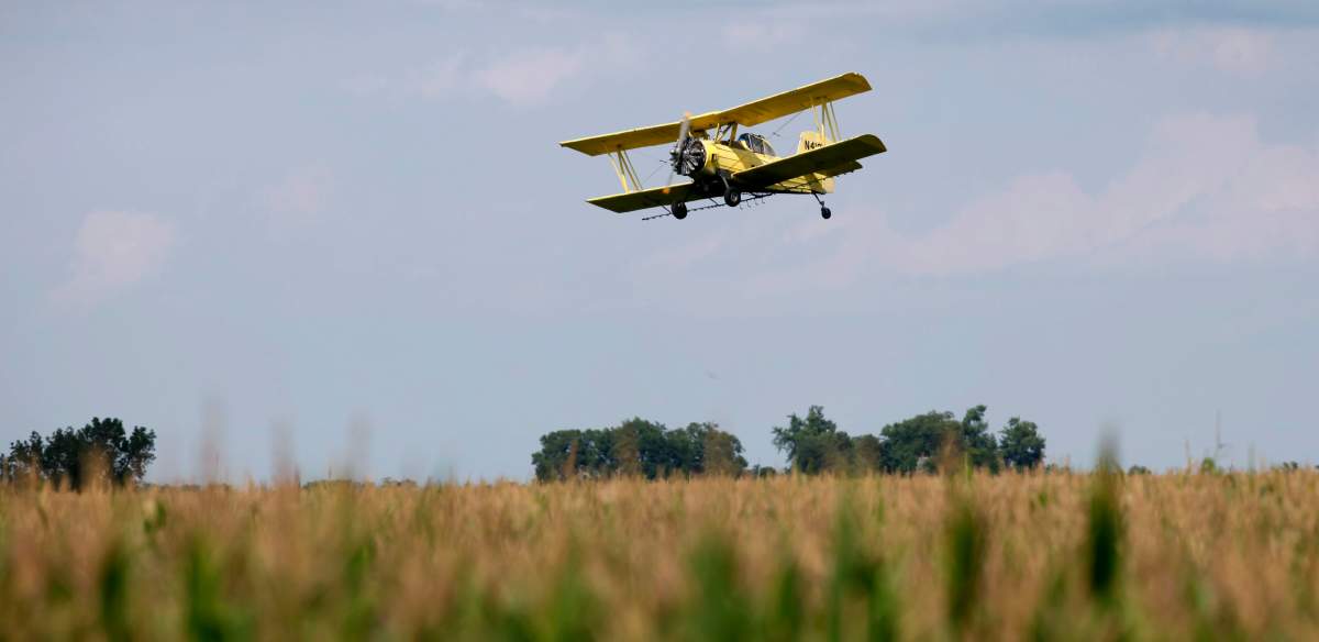 File photo of a crop duster plane.