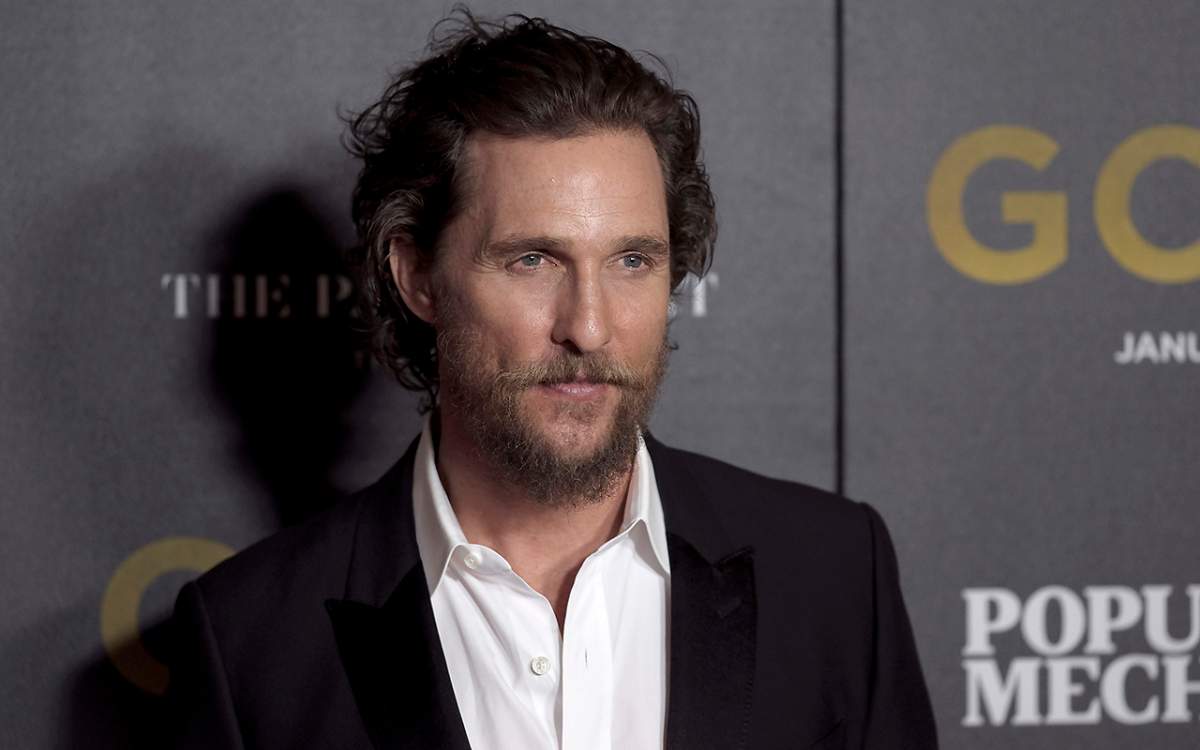 Actor Matthew McConaughey attends The World Premiere of "Gold" on January 17, 2017 in New York City. 