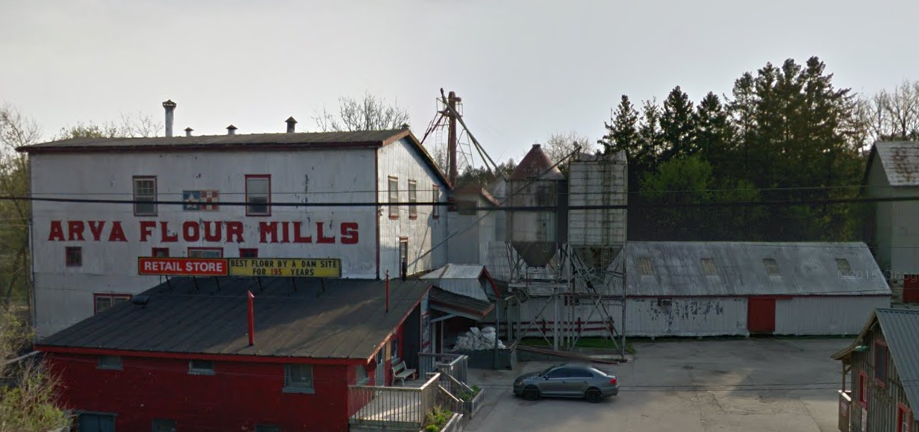 The historic Arva Flour Mill, just north of London, has been in operation since 1819.