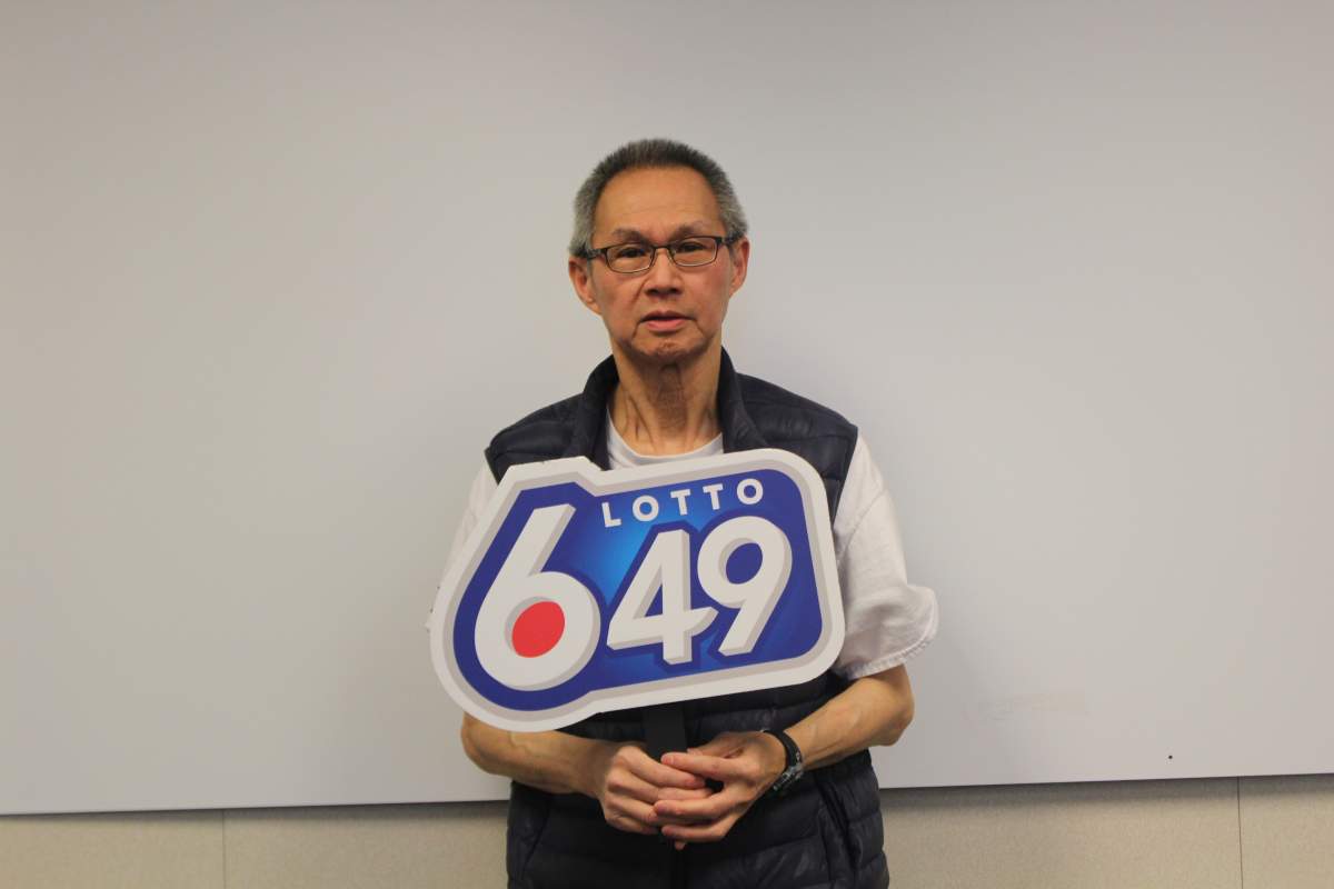 Clement Chan won $1 million on the Dec. 24, 2016 Lotto 6/49 draw.