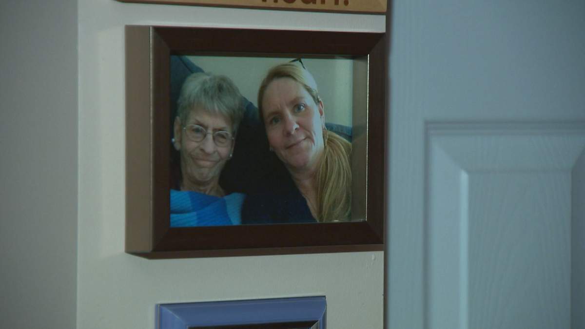 Tammy Cleaveland in a photograph with her mother, Friday, Feb. 24, 2017.