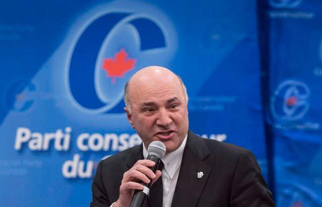 Conservative leadership candidate Kevin O'Leary says Justin Trudeau focused to much on diversity and not enough on competence when choosing his cabinet.