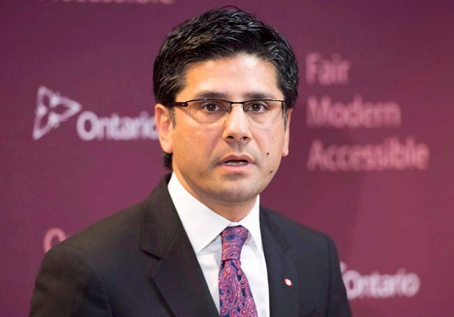 Ontario Attorney General Yasir Naqvi.