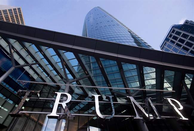 The still-under-construction Trump International Hotel and Tower is seen in Vancouver, B.C., on Friday January 20, 2017.