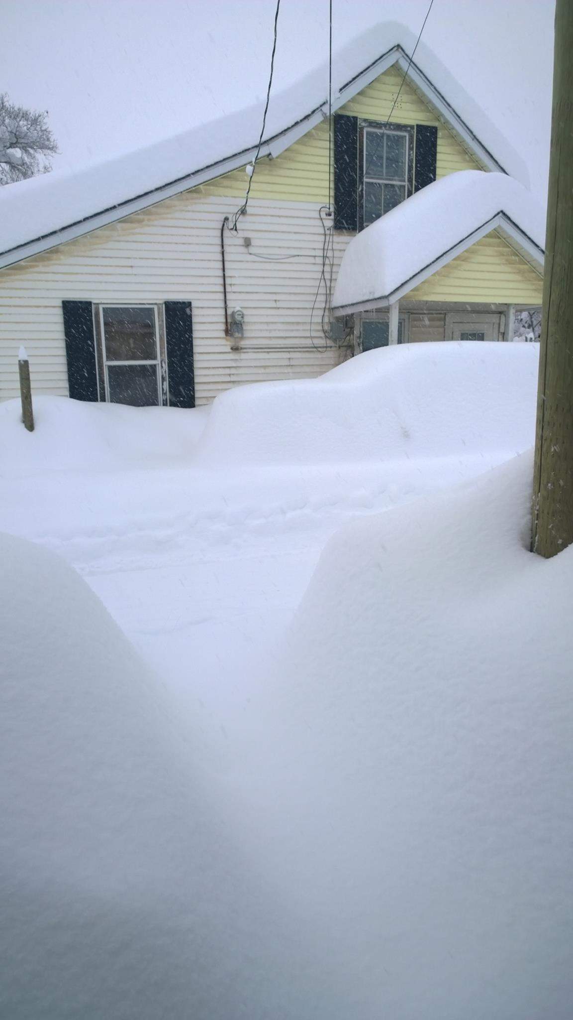 There’s a car under that mound in Cranbrook. Credit: Kathryne Hillen Wiens